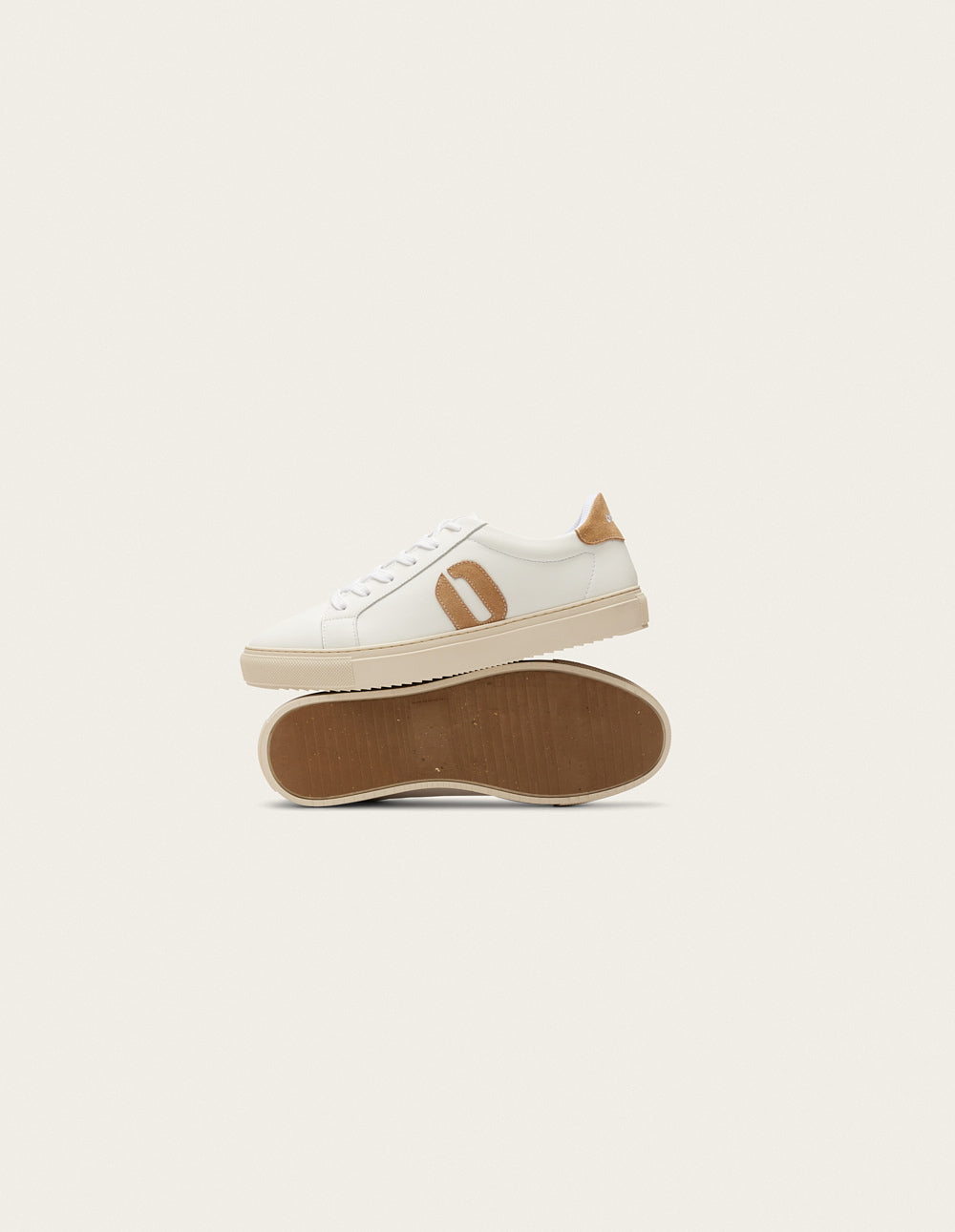 Baskets Basses Gloria - Blanc Beige - Femme