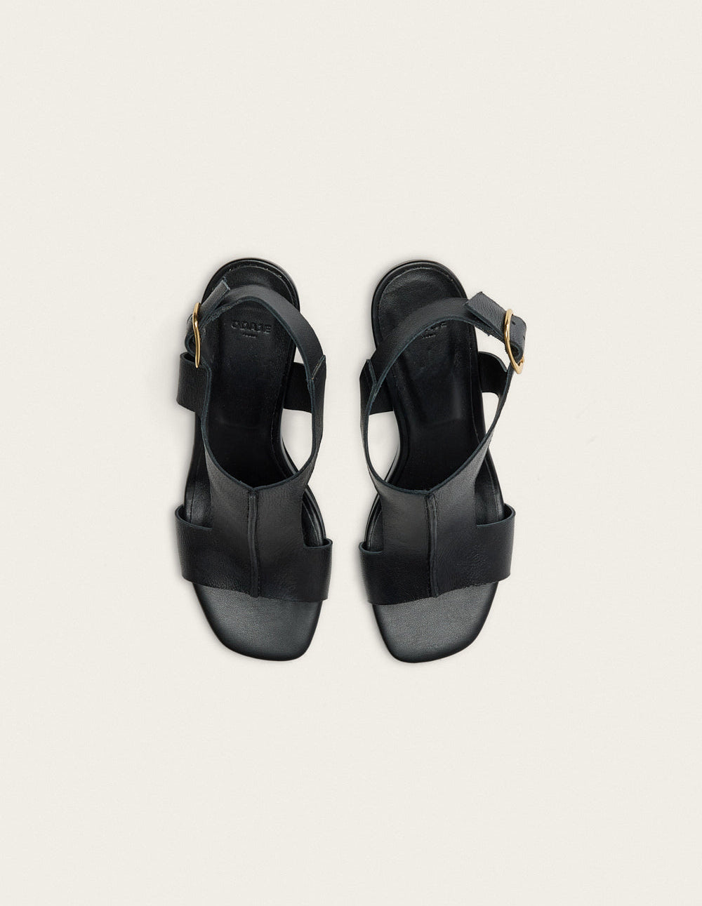 Ilani Heeled Sandals - Black Leather
