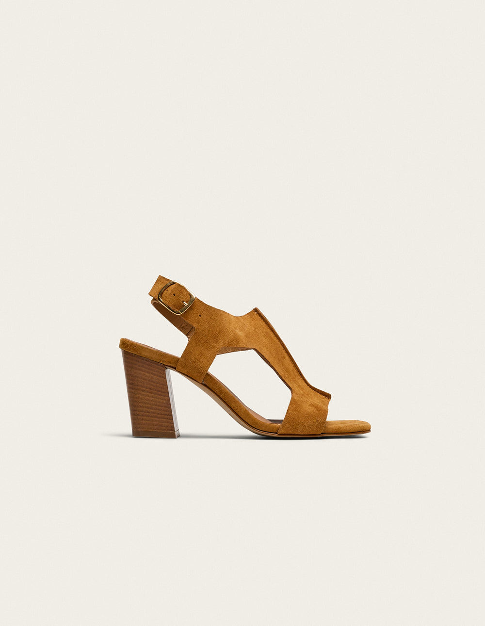 Ilani Heeled Sandals - Amber Suede