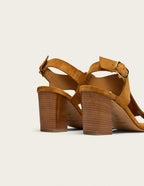 Ilani Heeled Sandals - Amber Suede