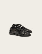 Inès Sandals - Black Leather