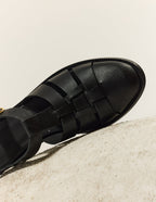 Inès Sandals - Black Leather