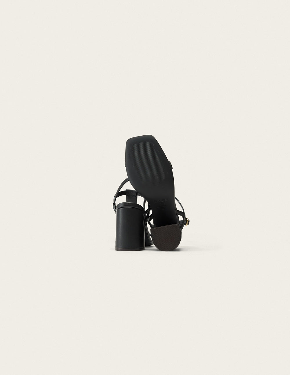 Joy Heeled Sandals - Black Leather - Women