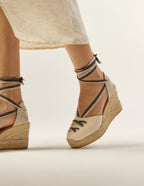 Espadrilles Lanzo - Toile Écru - Femme