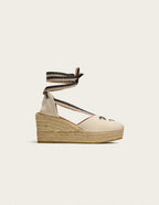 Espadrilles Lanzo - Toile Écru - Femme