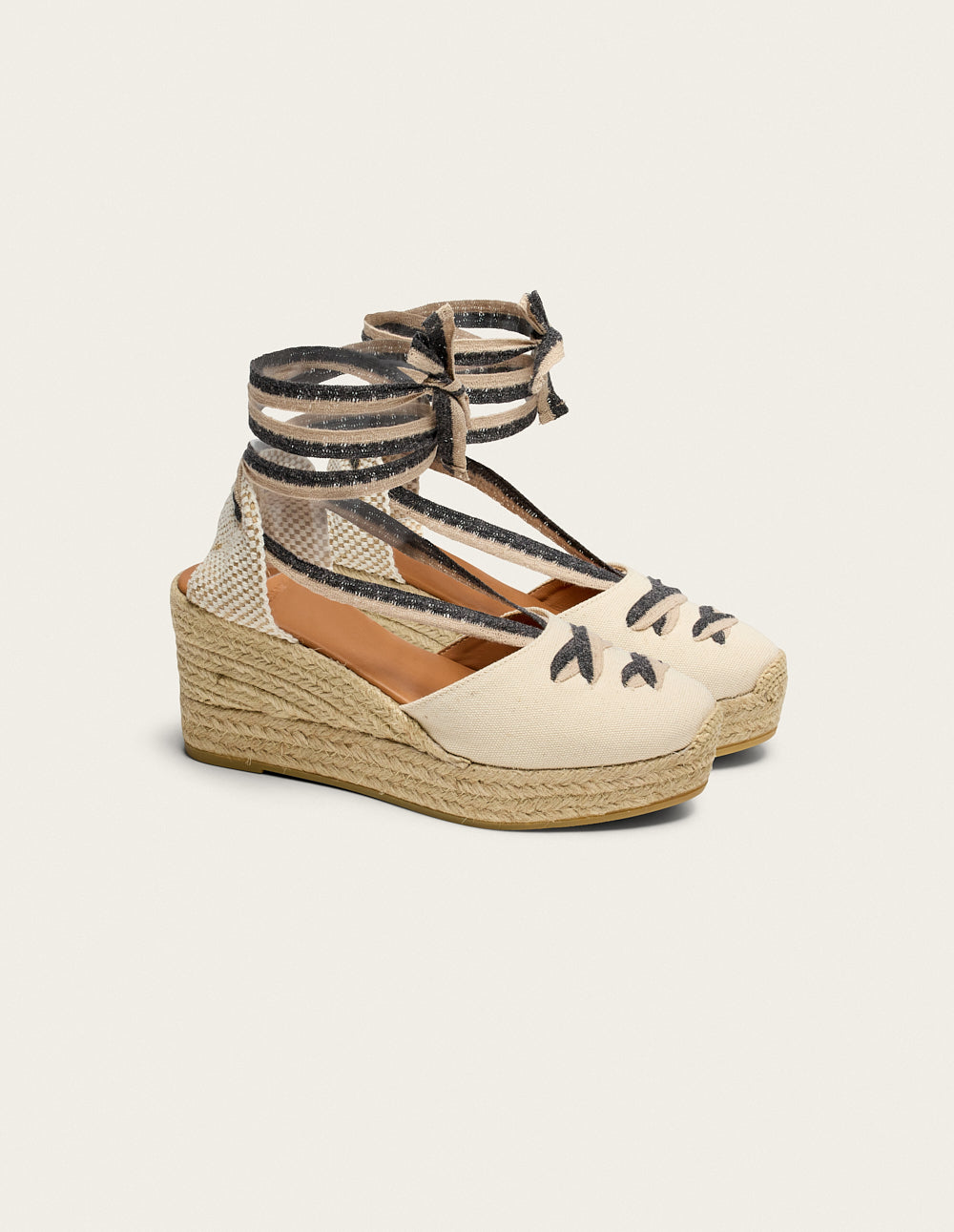 Espadrilles Lanzo - Toile Écru - Femme