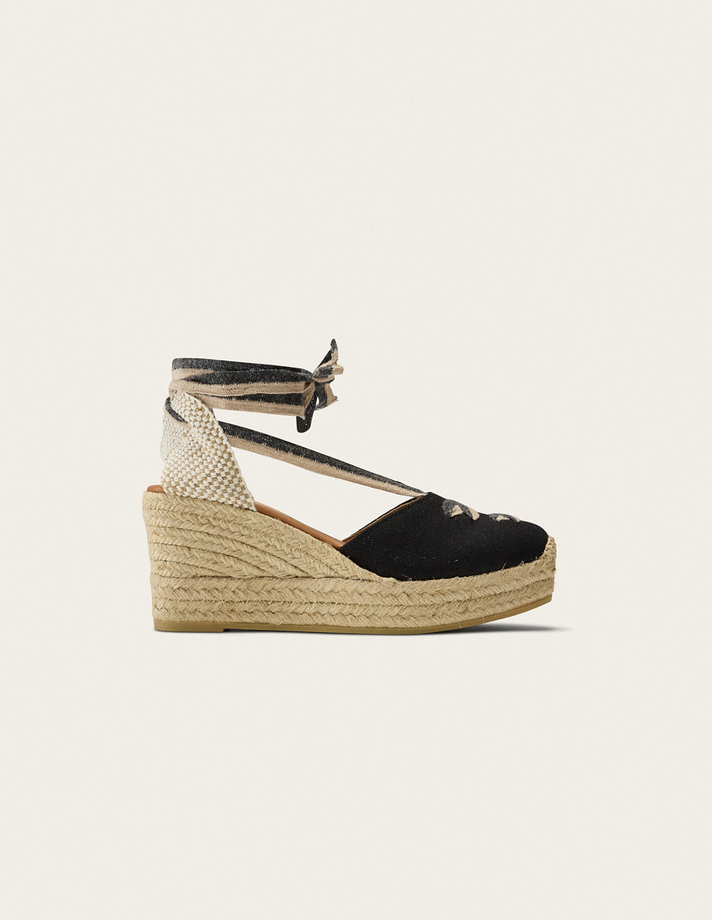 Espadrilles Lanzo - Toile Noir - Femme