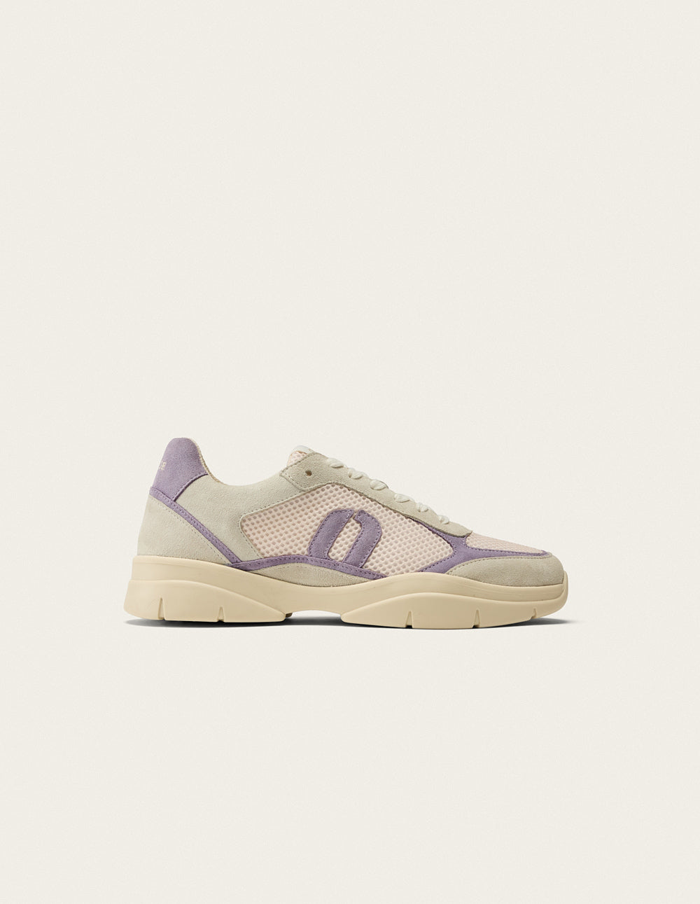 Larel Low Top Sneakers - Ivory Lilac