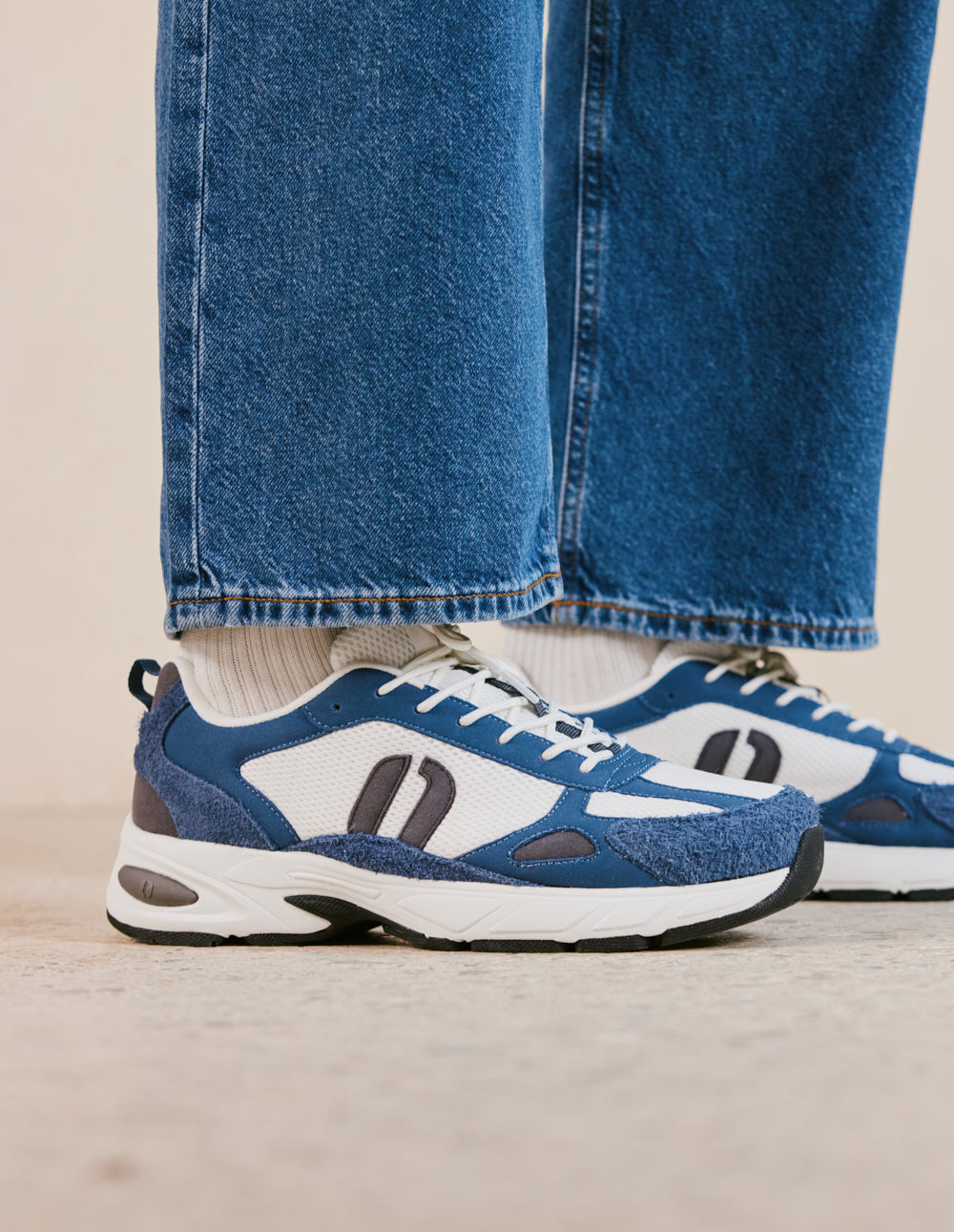Max Low-Top Trainers - Petrol White - Men
