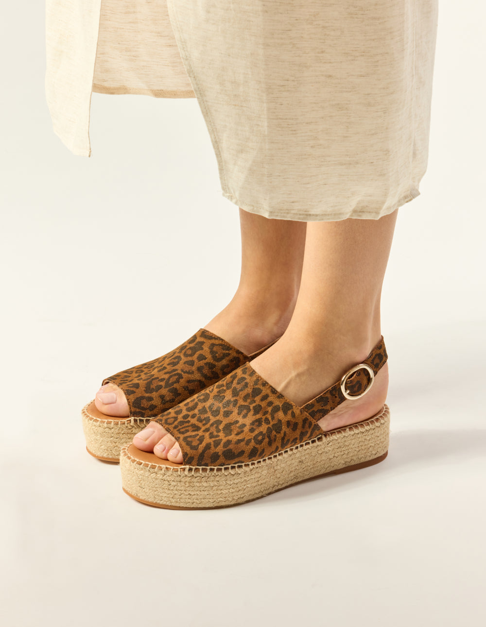 Alpargatas Maya - Ante Leopardo