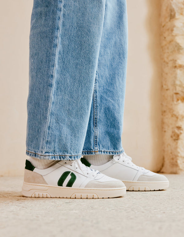 Zapatillas bajas Nino - Blanco verde - Hombre