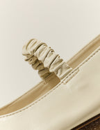 Ballerines Serra - Cuir Écru - Femme