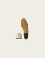 Ballerines Sira - Cuir Écru - Femme