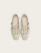 Ballerines Sira - Cuir Écru - Femme