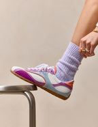 Chantua Low-Top Trainers - Lilac Turquoise Orange - Women