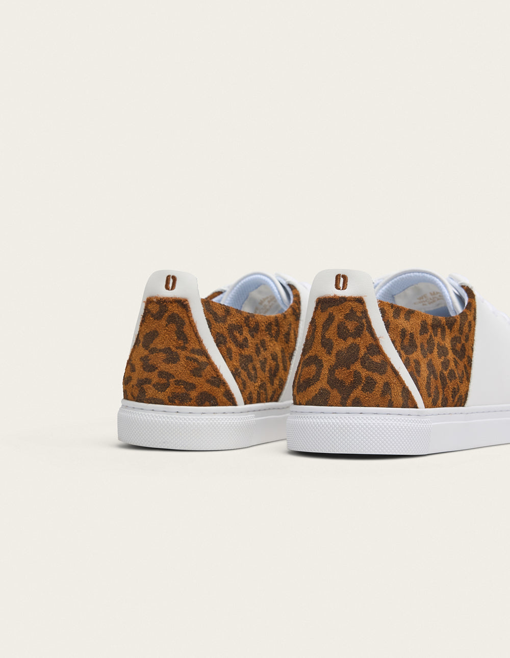 Renée Low-Top Sneakers - White And Leopard