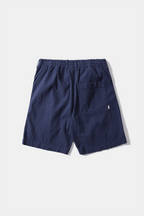 Short Seersucker Plain Navy