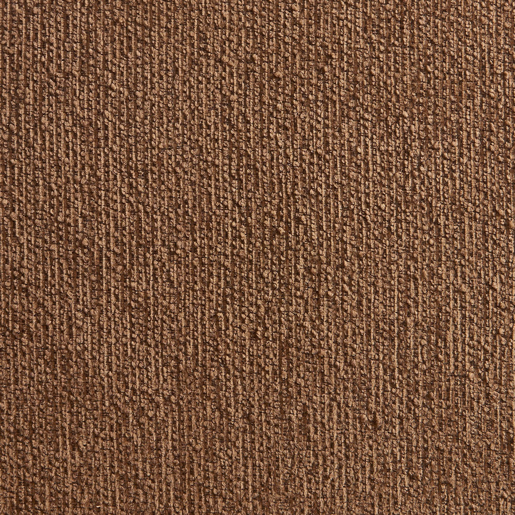 Serena - Chairs - Chenille Fabric - Brown And Brown Metal Legs