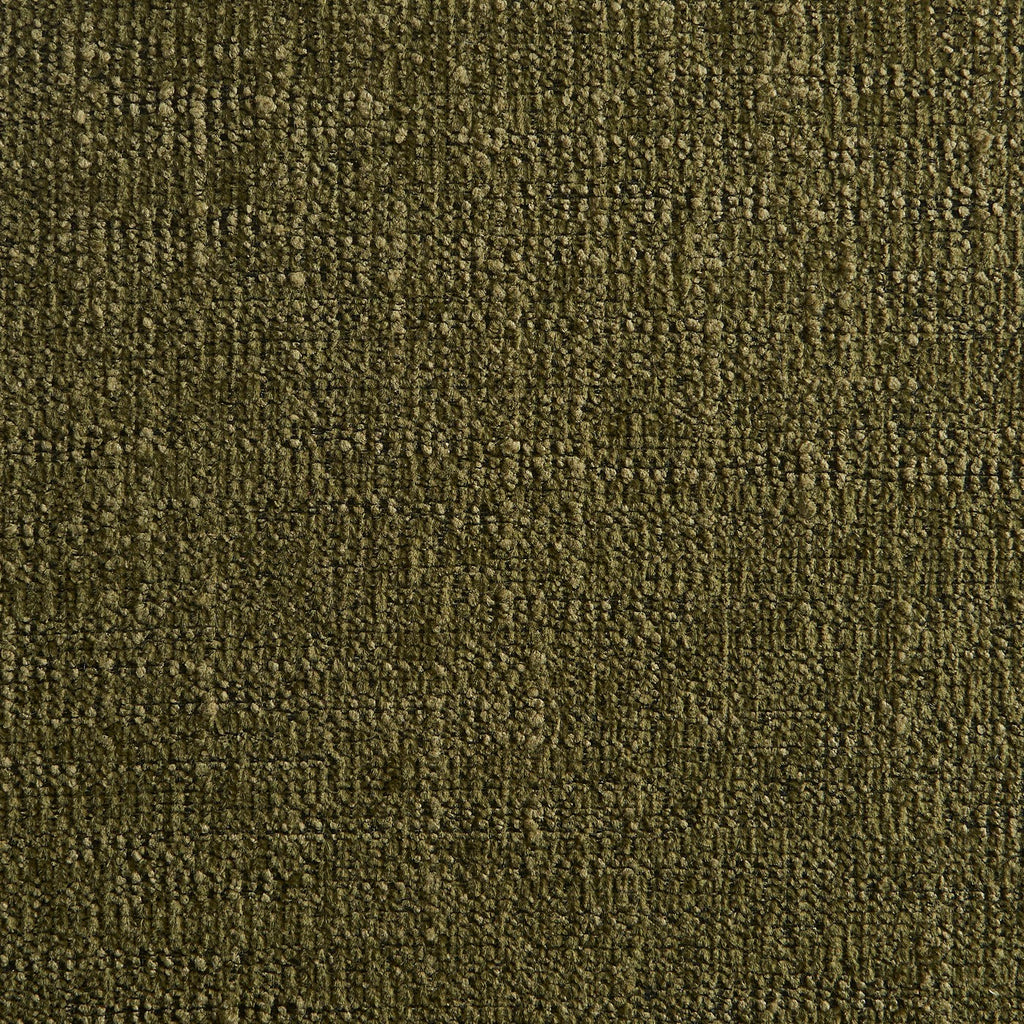 Serena - Chairs - Chenille Fabric - Green and Brown Metal Feet