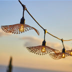 Serenity - E27 Wired Garland - Rattan - Beige