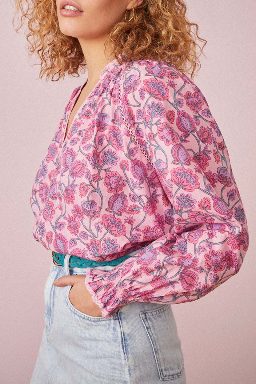 Blouse Sergio - Granata