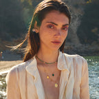 Small Pink Onyx Set Necklace