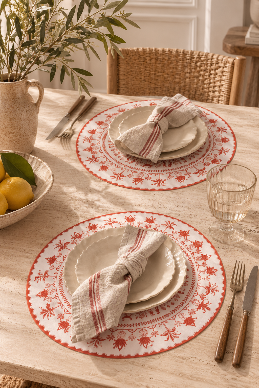 Exotic Vibes - Set De 2 Sets De Table - Polypropylène - Multicolore