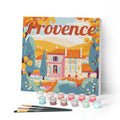 Mini Peinture Par Numéros 20X20Cm Avec Cadre Automne En Provence