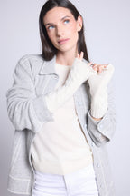 Mitones Unisex Sfez - Blanco - Mixto