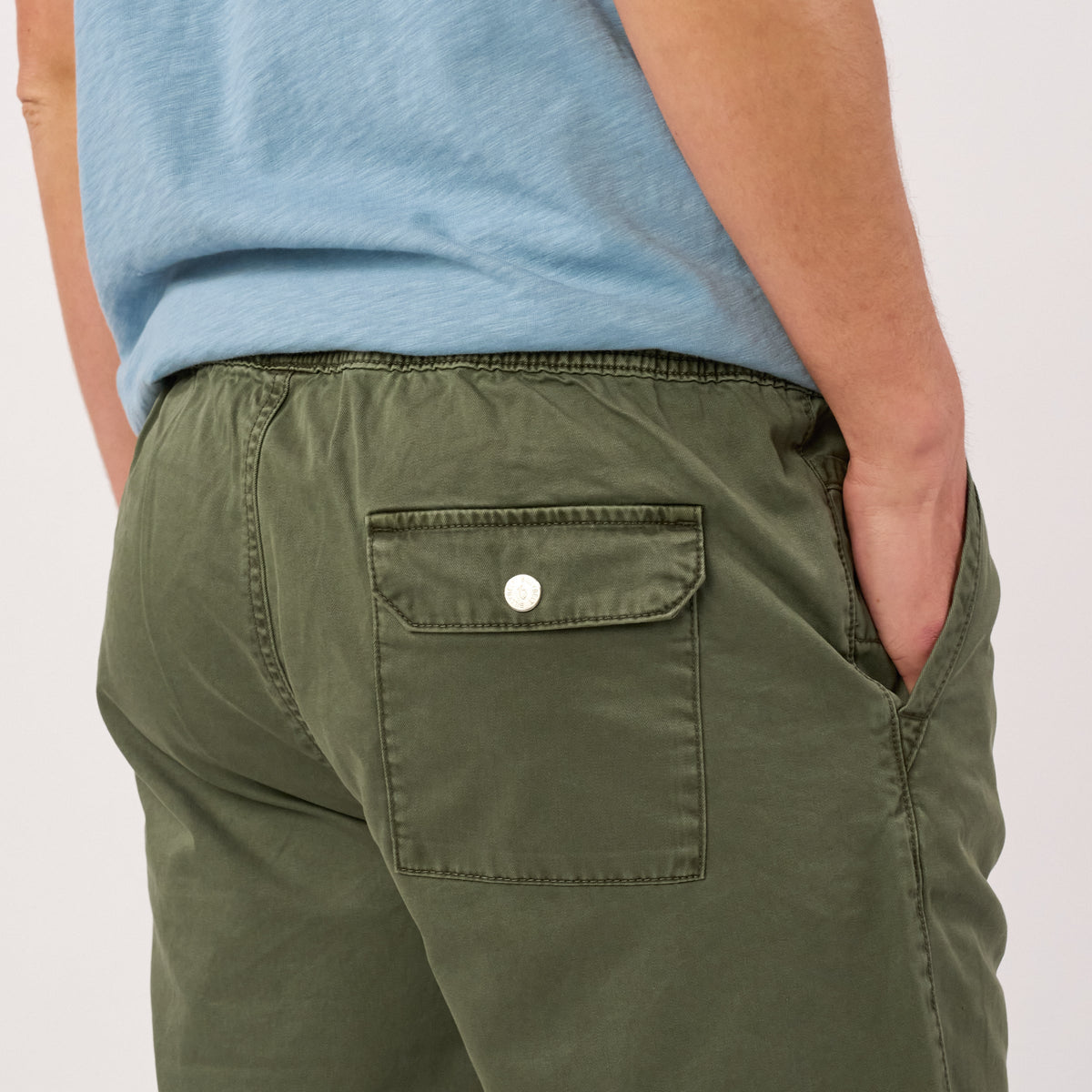 Short De Algodón - Kaki