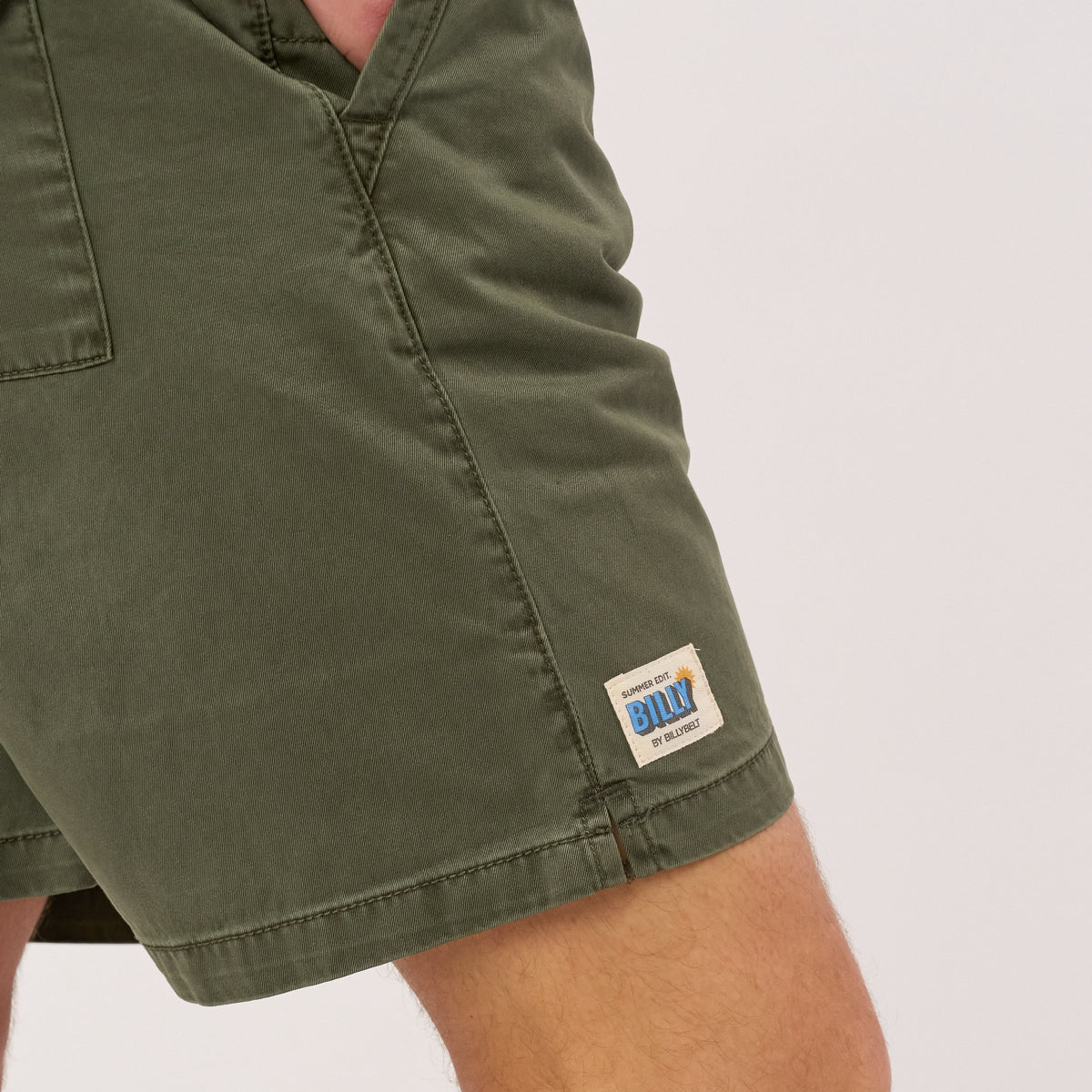 Short De Algodón - Kaki