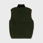 Gilet Sherpa Unisex con Zip Kaki