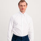 Chemise En Oxford Double Retors Blanche
