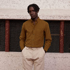 Chemise En Velours Camel