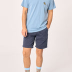 Bermudas 100% Algodón Orgánico - Azul