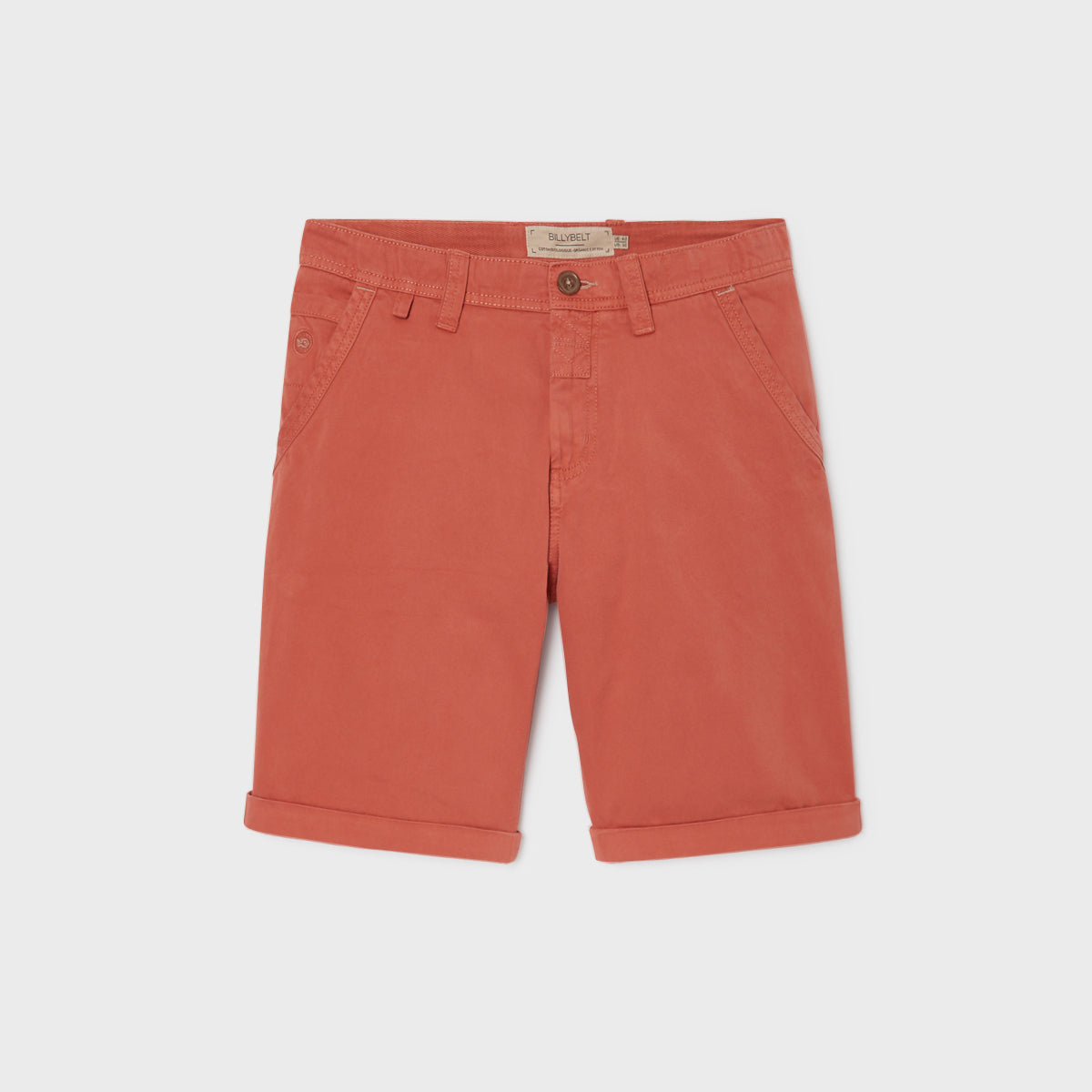 Bermudas de 100% algodón orgánico - Terracota