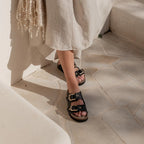 Black Sandals - Women