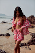 Alexia Shorts - Red Lotus