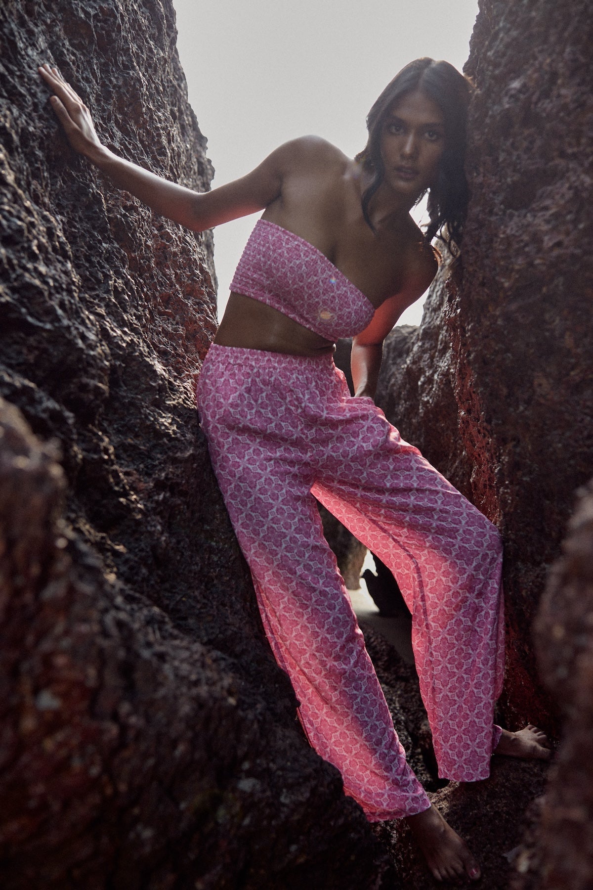 Kenza Pants - Pink Lotus