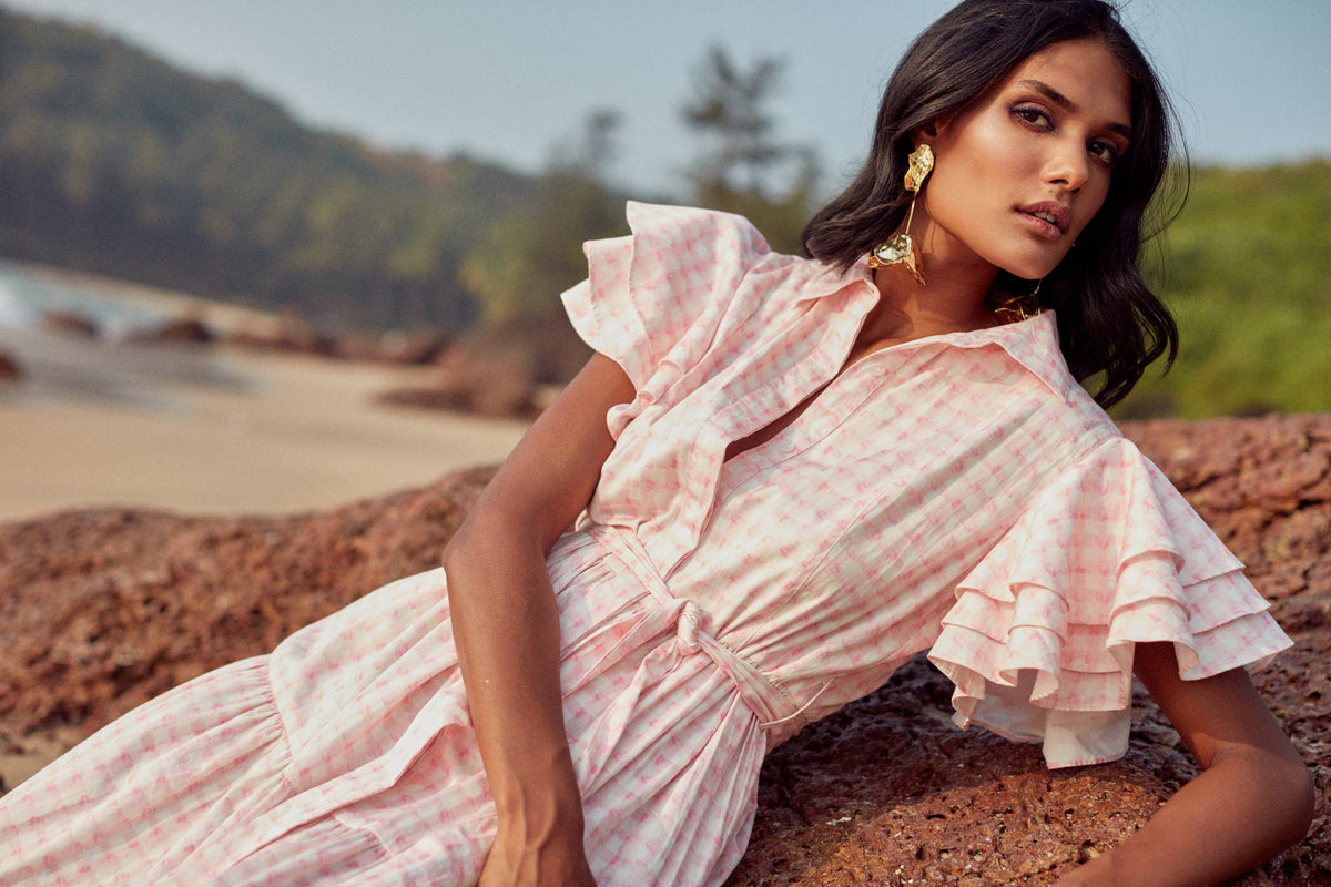 Robe Camelia - Pink Vichy