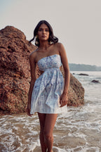 Layal Dress - Persian Blue