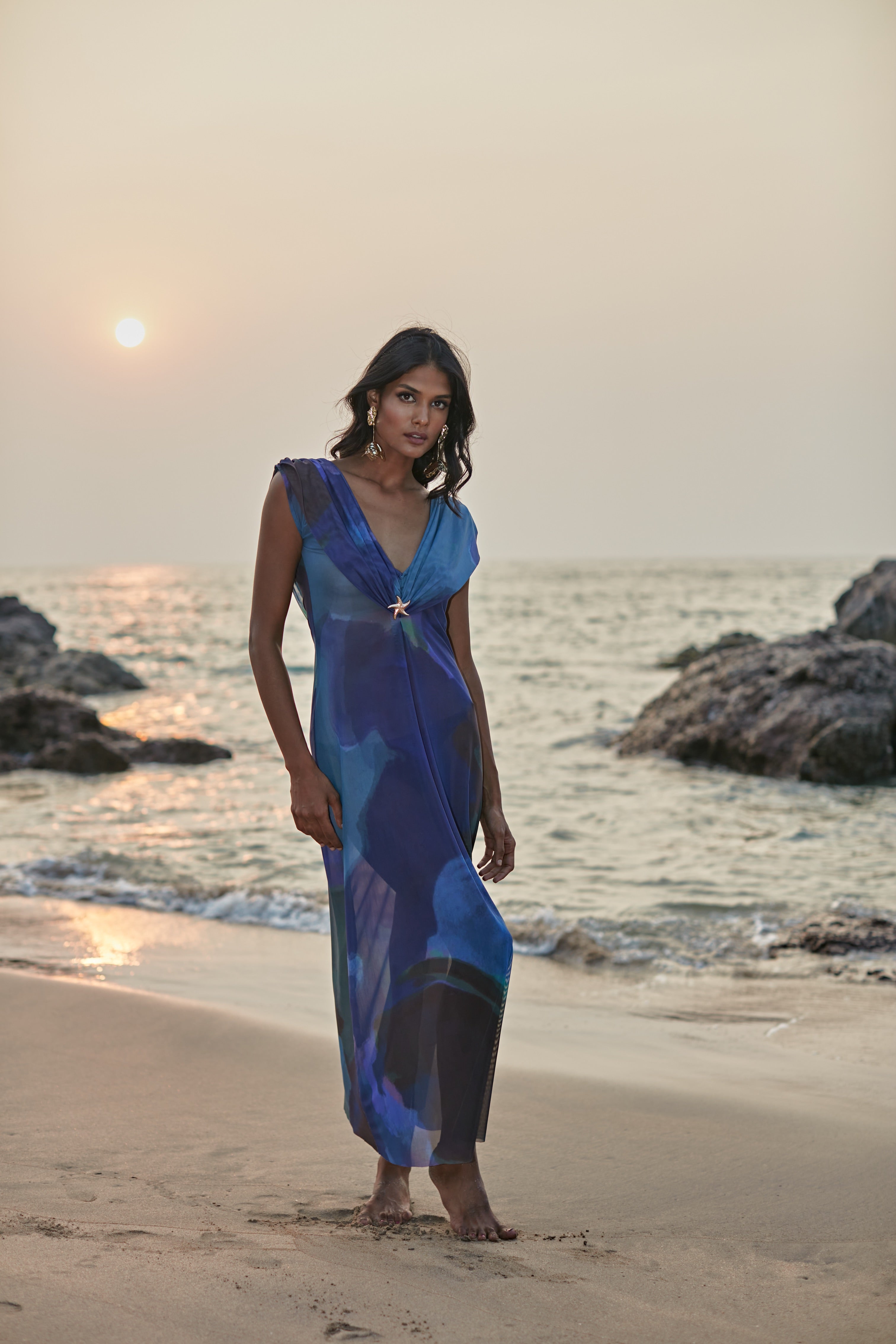 Davina Dress - Deep Sea