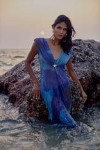 Davina Dress - Deep Sea