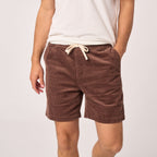 Shorts in Velluto - Marroni