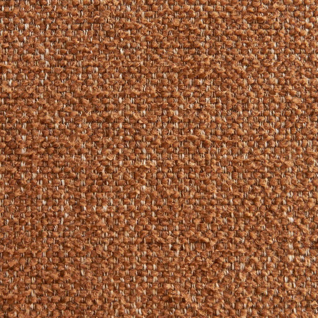 Ciara - Chairs - Bouclé - Terracotta And Black Metal Legs