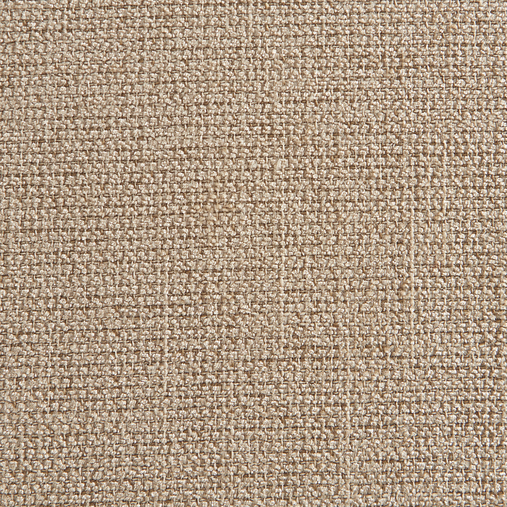 Farel - Chairs - Chenille Fabric - Beige and Black Metal Legs