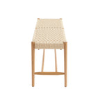 Motto - Entryway Bench - Solid Oak And Rope