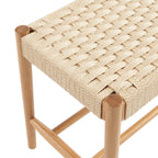 Motto - Entryway Bench - Solid Oak And Rope