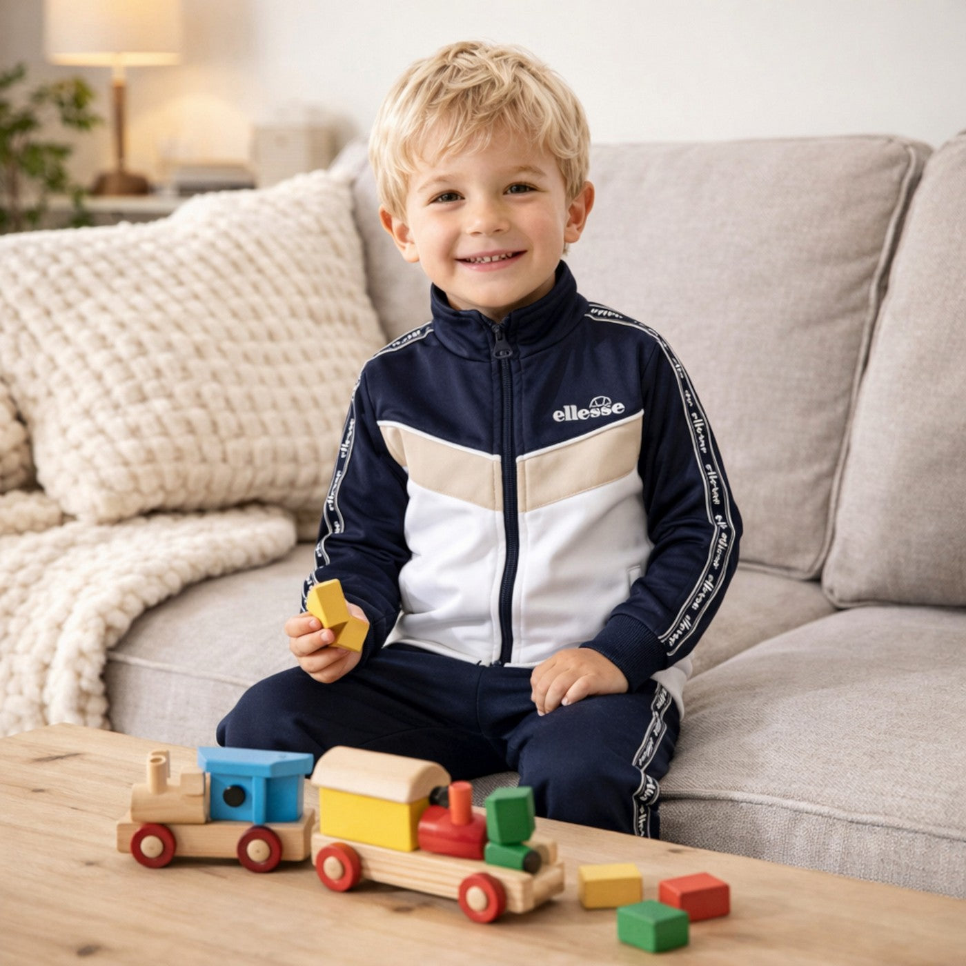 Ellesse Joggers for Boys Ages 2 to 7 - Black