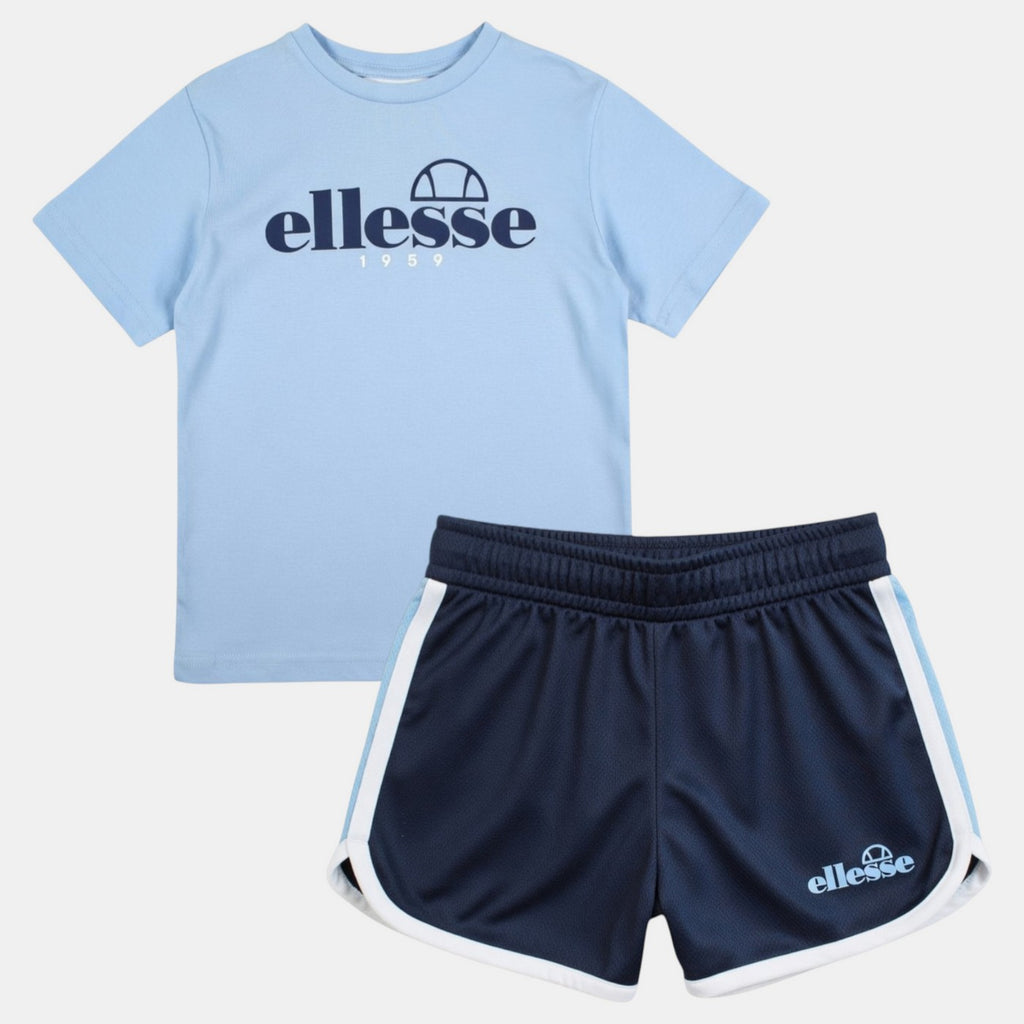 Ensemble 3 Pièces T-Shirt, Short Et Chausettes Ellesse - Bleu